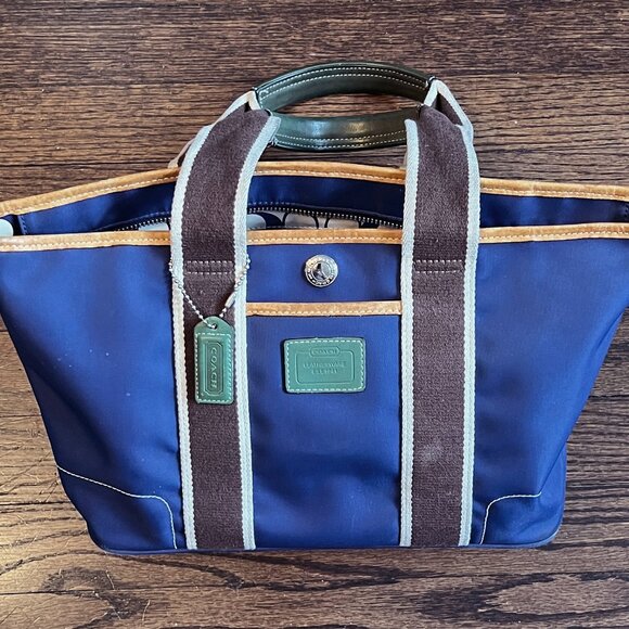 Coach Mini Navy Hampton Weekend Tote Bag - A04K-6261 - Picture 5 of 5